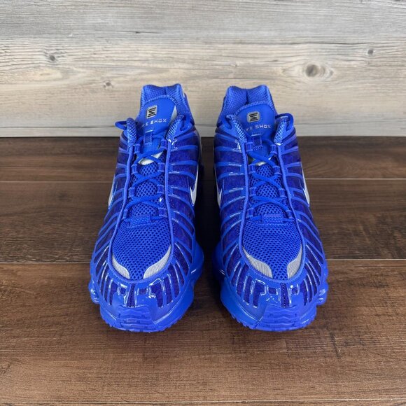 Nike Shox TL Mens Size 9.5 Hyper Royal Metallic Silver Black AV3595 400 - Picture 4 of 9
